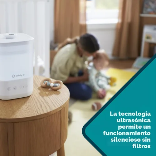 Vista 3 de Safety 1st Humidificador de llenado superior de niebla fría, color blanco
