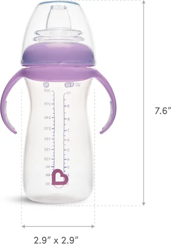 Vista 9 de Munchkin Gentle Transition Baby Sippy Cup, Baby First Sippy - Ayuda a bebés y niños pequeños a pasar de biberones a tazas, a prueba de derrames, 9