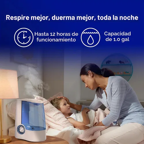 Vista 4 de Humidificador Vicks, de rocío cálido con apagado automático., V745A/V745-JUV, gris, 1, 1