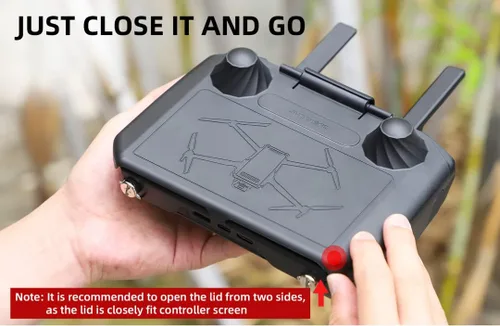 Vista 3 de BTG Protector de controlador 2 en 1 y parasol para DJI RC Pro Controller de DJI Mini 3/Mini 3 Pro/Mavic 3/Air 2S Drone Remote Controller Parasol
