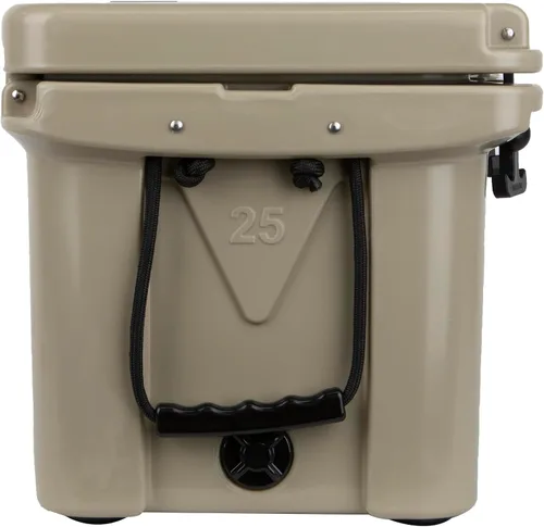 Vista 4 de Mammoth Ranger 25 - Hielera rígida aislada con capacidad de 25 cuartos de galón, capacidad para 30 latas, ideal para barco, campamento, bronceado