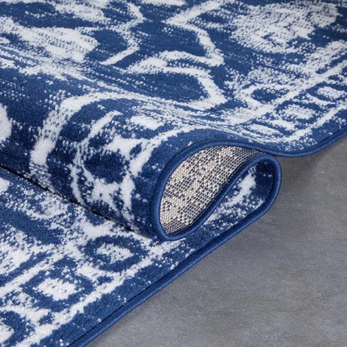 Vista 19 de Well Woven - Alfombra tejida estilo vintage con diseño de medallón, 68 x 120 cm