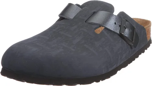 Vista 4 de Birkenstock Zuecos de gamuza Boston para mujer