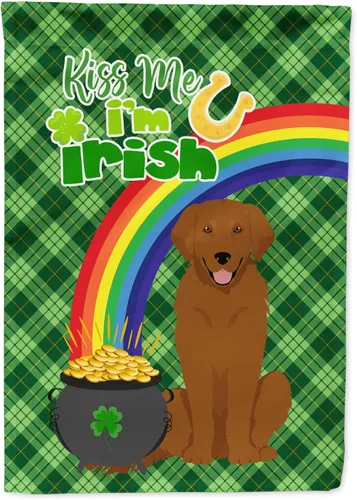 Vista 150 de Caroline's Treasures WDK4731GF - Bandera decorativa para jardín del día de San Patricio, color negro y tostado, Airedale Terrier, para jardín