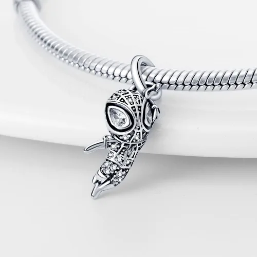 Vista 3 de LIGHTDOG Alliance Charm se adapta a pulseras Pandora Europe, cuentas colgantes de plata de ley 925, regalo para el día de la madre, joyería