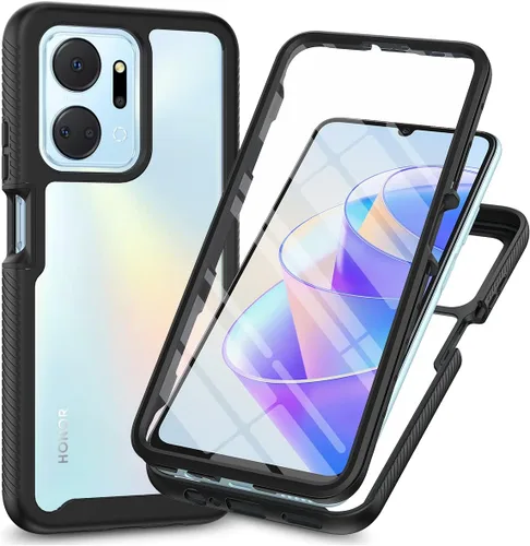 Vista 8 de Funda para Google Pixel 7a Funda con protector de pantalla para Google Pixel 7a 5G, color negro