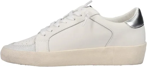 Vista 3 de VINTAGE HAVANA Mujeres Quinn Glitter Lace Up Zapatillas Zapatos Casual - Blanco