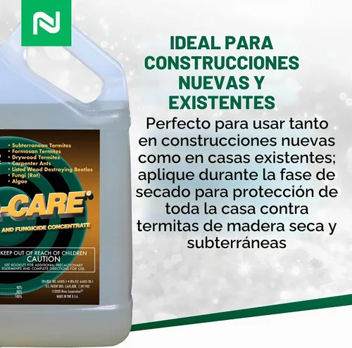 Vista 2 de Bora Care, de Nissus – 1 Jarra de borato natural para combatir las termitas NI1001