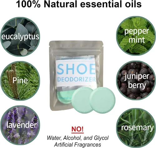 Vista 2 de OnYourLife - Bolas desodorantes naturales para zapatos, desodorantes naturales que eliminan el olor, frescura de larga duración, fragancia