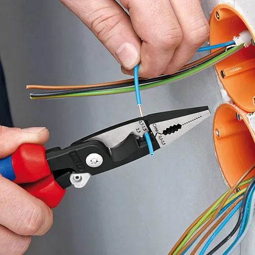 Vista 5 de Knipex 13 81 200 Alicates para instalación eléctrica