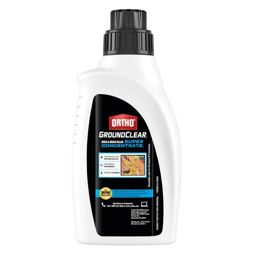 Vista 5 de Ortho GroundClear - Herbicida super concentrado para malezas y hierbas, fórmula de acción rápida que elimina las malas hierbas y hierbas más