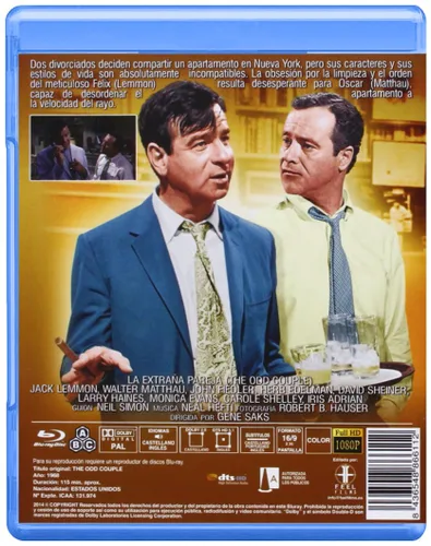 Vista 2 de The Odd Couple Blu-Ray, Reg.ABC Import - Spain