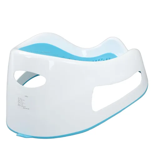 Vista 7 de Soporte de baño para bebé, soporte para tina de baño, soporte de baño para bañera o fregadero, soporte de apoyo de silicona suave, red de baño