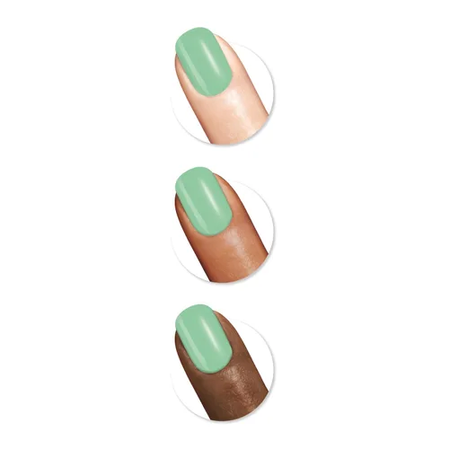 Vista 63 de Sally Hansen Xtreme Wear Esmalte de uñas sin rayas, acabado brillante, duradero, resistente a las astillas, transparente, color de uñas plateado 130