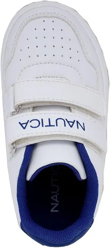 Vista 4 de Nautica Zapatos deportivos de doble correa para niños Zapatos deportivos casuales para niños y niñas Ajuste duradero y cómodo para niños pequeños