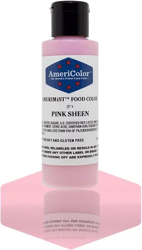 Vista 4 de AmeriColor Amerimist Color para Aerógrafo .65 Onzas, Azul Perla Brillante
