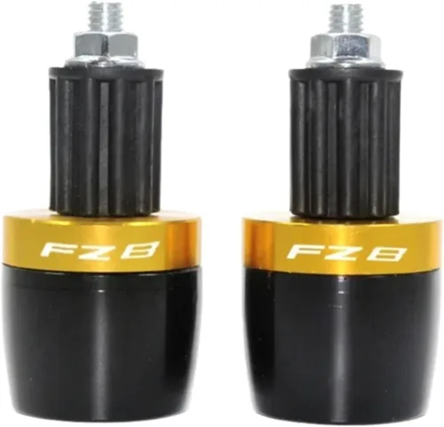 Vista 14 de Moto Handlebar End Plug Motorcycle Universal Handlebar Grips Ends Counterweight Bar Slider End Cap Plug for FA&zer FZ8 FZ 8 7/8