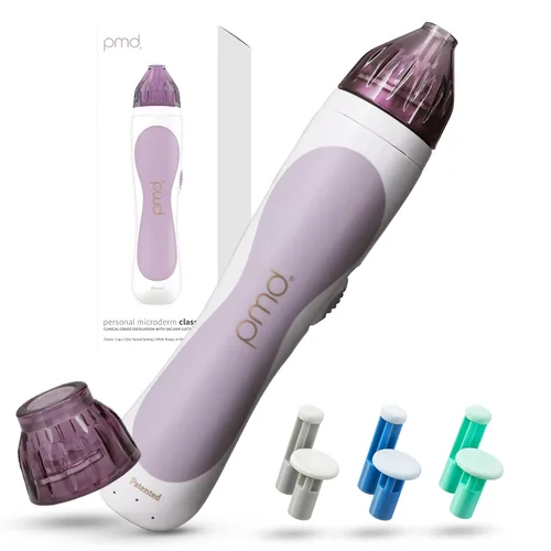 Vista 12 de PMD Beauty Personal Microderm Classic - Uso en el hogar, herramienta exfoliante facial, kit de máquina de microdermoabrasión para el cuidado