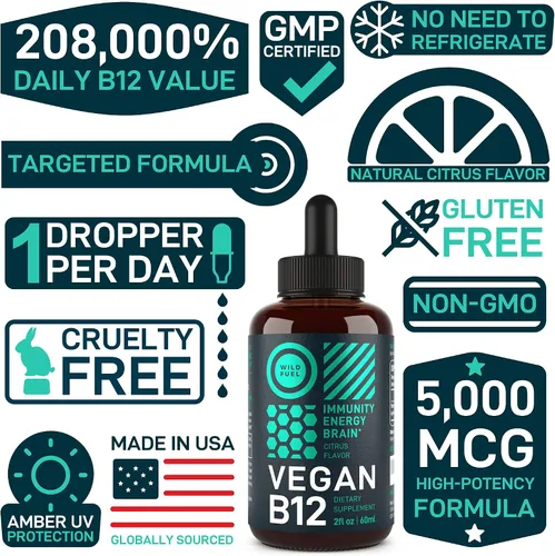Vista 8 de WILD FUEL Paquete de colágeno líquido y bienestar de alta potencia B12