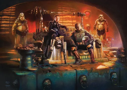Vista 8 de MIGHTYPRINT Arte de pared de Star Wars The Mandalorian de 24 x 17 pulgadas
