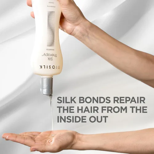 Vista 4 de Biosilk Silk Therapy Champú limpiador 12 onzas, paquete de de 1