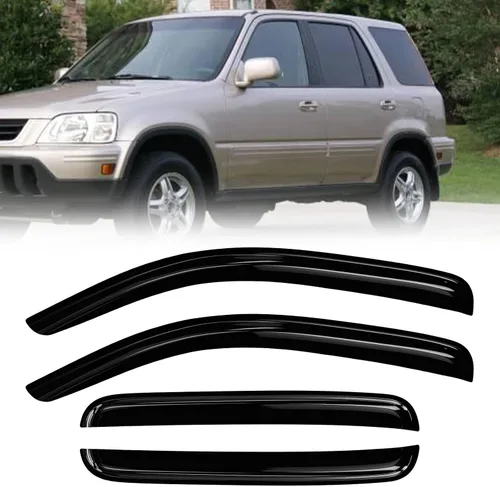 Vista 22 de Protectores de lluvia de ventana para Ford F150 SuperCab 2004-2014 2 piezas deflector de ventana para 09-14 F-150 con 2 puertas delanteras