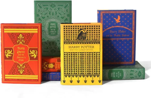 Vista 5 de Juniper Books House Mashup - Solo fundas para libros, compatibles con la serie Harry Potter de tapa dura, libros no incluidos