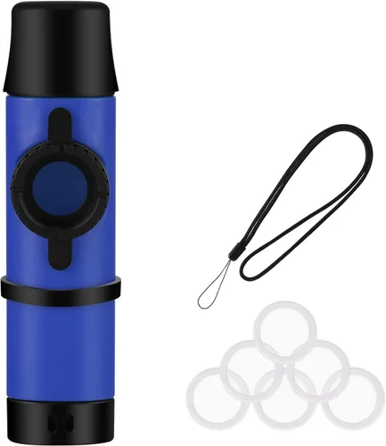 Vista 11 de RANMING Instrumento musical profesional Kazoo para adultos y amantes de la música, con 6 cañas adicionales para fiestas de cumpleaños, actuaciones