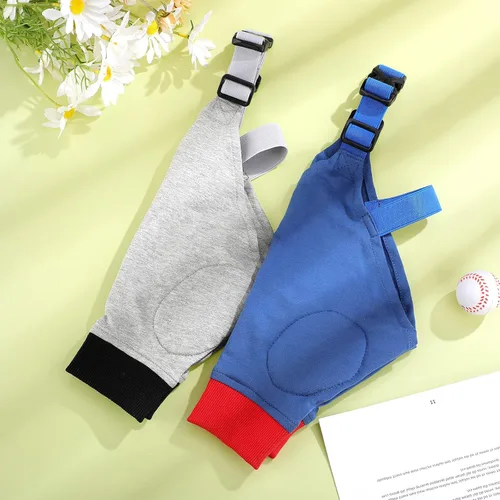 Vista 4 de Oudain 2 pares de protectores de codo de perro con banda elástica, suave acolchado ajustable para perritos pequeños, medianos y grandes, 2
