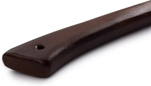 Vista 3 de Barebones Hacha de tala - Hoja de acero al carbono - Hacha multiusos - Acentos de cuero - Funda de poliéster