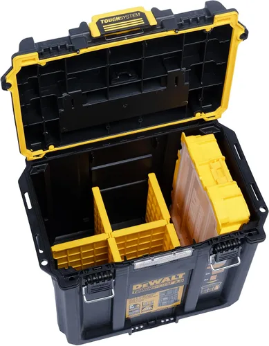 Vista 14 de DEWALT TOUGHSYSTEM 2.0 Caja de herramientas profunda compacta y duradera con divisores extraíbles (DWST08035)