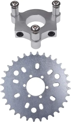 Vista 7 de Adaptador de piñón 38T apto para cadena 415 49cc 50cc 66cc 80cc 2 tiempos bicicleta motorizada