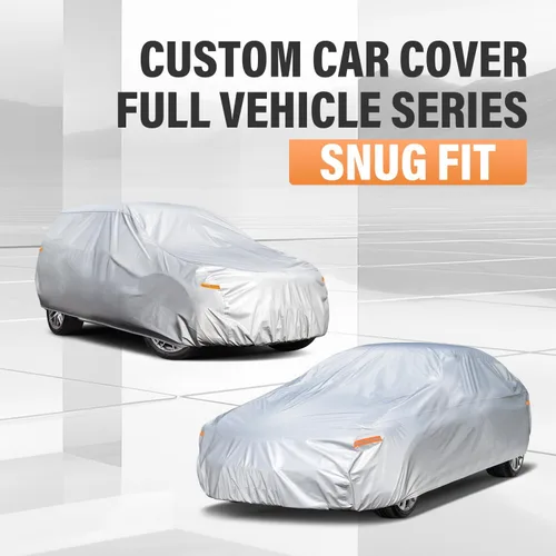 Vista 7 de Kayme Funda impermeable para automóvil deportivo para todo tipo de clima. Consulta la tabla de tallas del vehículo para un ajuste preciso. Cubierta