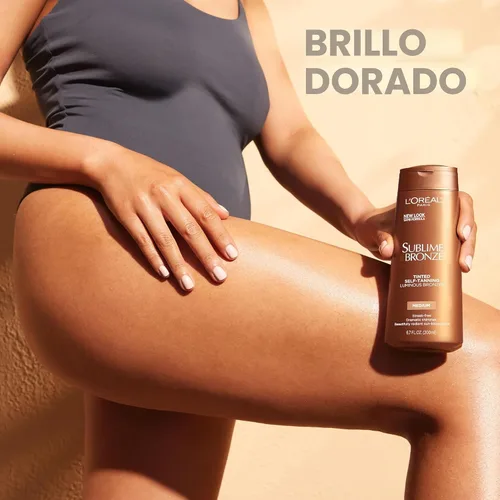 Vista 5 de L'Oréal Paris Sublime Bronze Luminous Bronzer Loción autobronceadora, 6.7 onzas