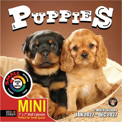 Vista 26 de RED EMBER Calendario de pared Doggy Disasters 2027 de 12 meses 01 - Perros traviesos