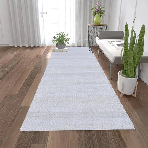 Vista 9 de Antep Rugs Alfombra de fibra de yute tejida a mano natural para interiores 8x10 (Natural, 7'10" x 10')