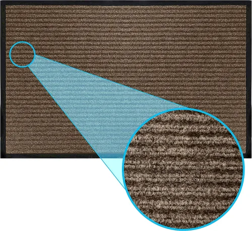 Vista 21 de LuxUrux Tapete de goma duradero para puerta, resistente, interior/exterior, fácil de limpiar, impermeable, patio, garaje, tapete comercial