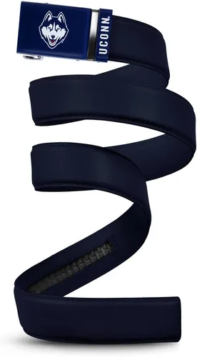 Vista 59 de Mission Belt Con licencia oficial de la NC Alabama Crimson Tide Crimson Tide (Cuero Negro)