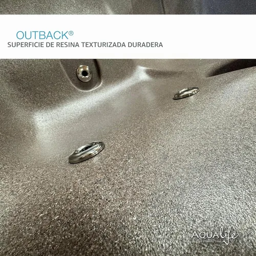 Vista 15 de Outback - Bañera de hidromasaje, se adapta a 6 personas, compatible con salida estándar, 20 chorros de masaje, cubierta incluida, Aqualife by Strong