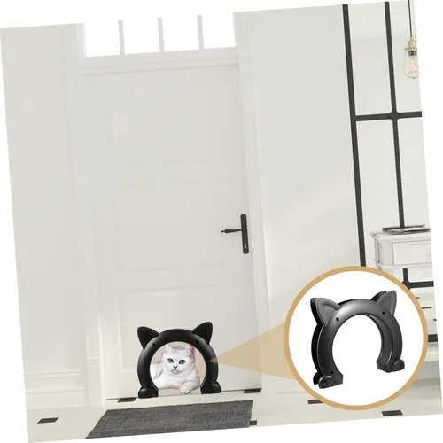 Vista 4 de GALPADA Túnel de puerta para gatos para uso interior, puerta de acceso para mascotas para gatos y perros, resistente a la intemperie y espacios