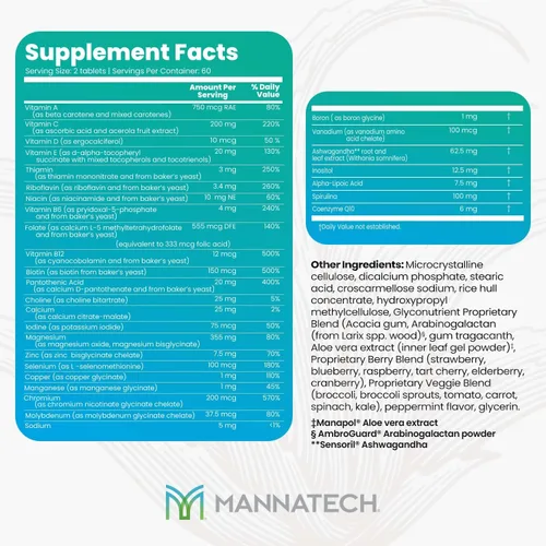 Vista 2 de Mannatech - Multivitamínico Catalyst™ - 120 Tabletas