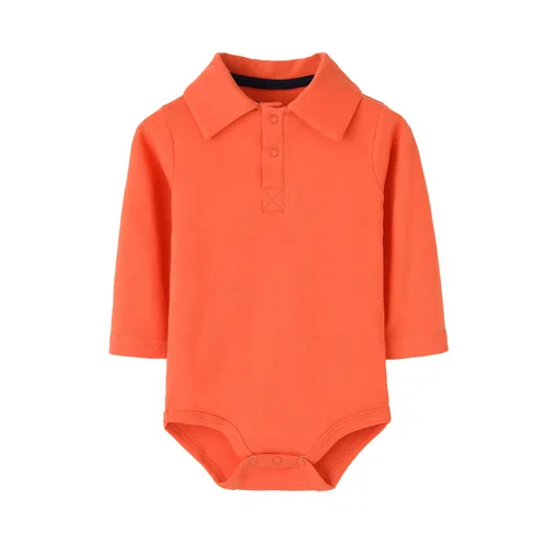 Vista 22 de Teach Leanbh - Body para bebé de algodón, manga larga, color puro, 3 a 24 meses (3 meses, azul bebé)