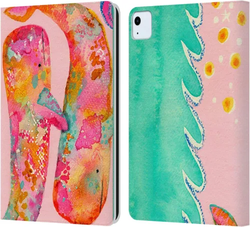 Vista 26 de Head Case Designs Wyanne - Funda de piel con licencia oficial de Wyanne Blue Watercolour Bear Animals 2, compatible con Apple iPad 10.2
