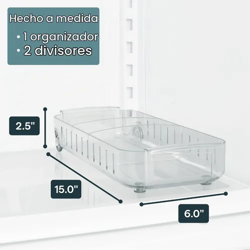 Vista 3 de YouCopia Organizador Enrollable para Refrigerador, 6" de Ancho