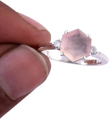 Vista 32 de Anillo de plata de ley 925 para mujer, anillo de diamantes de imitación de aguamarina de plata esterlina, anillo Art Deco de marzo, piedra natal