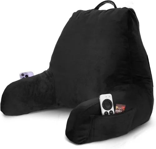 Vista 62 de Nestl Almohada de lectura para niños y adolescentes con espuma viscoelástica triturada, almohadas de respaldo para leer, ver y jugar, uso