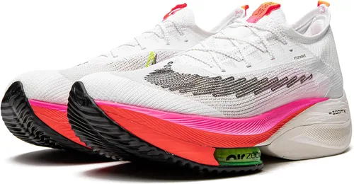 Vista 2 de Nike Air Zoom Alphafly Next% FK DJ5455 100 para hombre, talla 15 blanconegro, BlancoNegro, 15