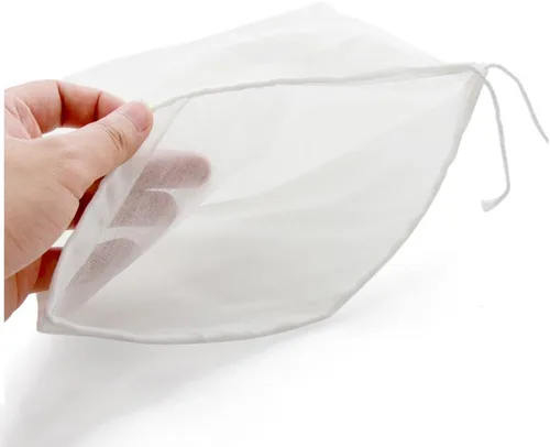 Vista 8 de MyLifeUNIT Bolsa de sopa, bolsa de malla de algodón para tamaño grande 10" x 12", juego de 4