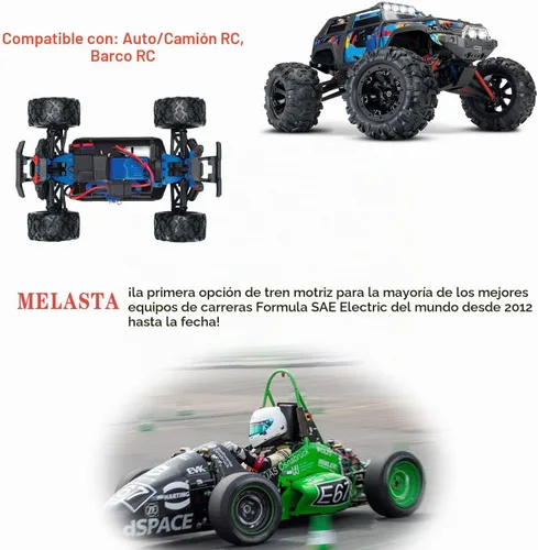 Vista 4 de melasta 7.2V 1600mAh NiMH batería plana de 6 celdas para Traxxas 1/16 RC Cars