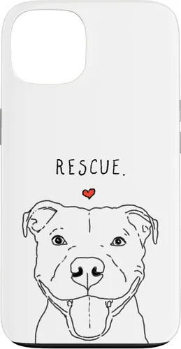 Vista 7 de Rescue Love Smiling Pit Bull, Pittie, Pitbull Mom, Dog Lover Case for iPhone 17